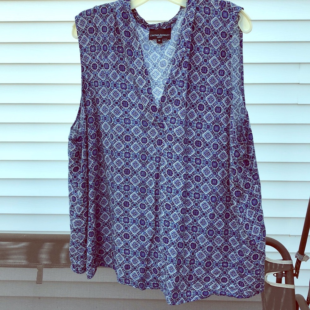 Cynthia Rowley sleeveless blouse
